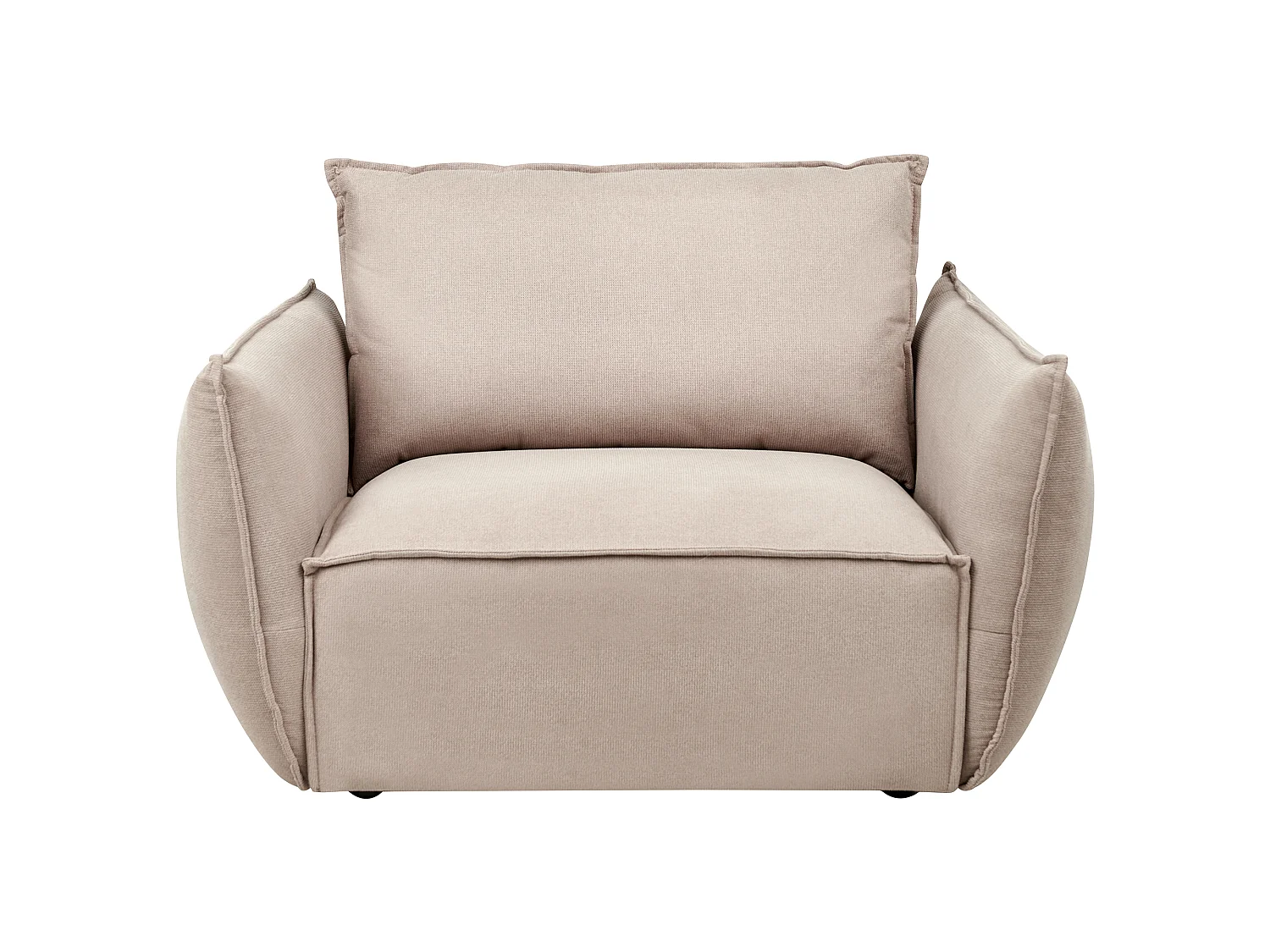 Armchair KUNES Fabric Taupe