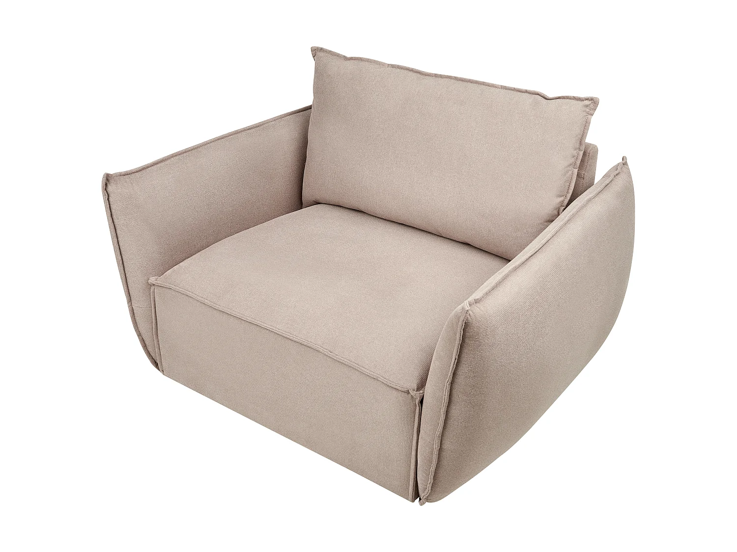 Armchair KUNES Fabric Taupe