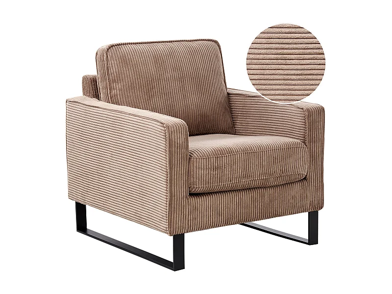 Fotel VIND Sztruks Beżowy