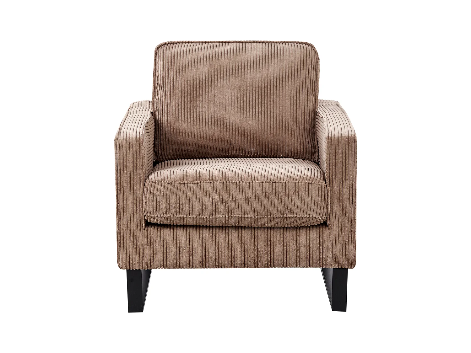 Fauteuil VIND Velours côtelé Beige