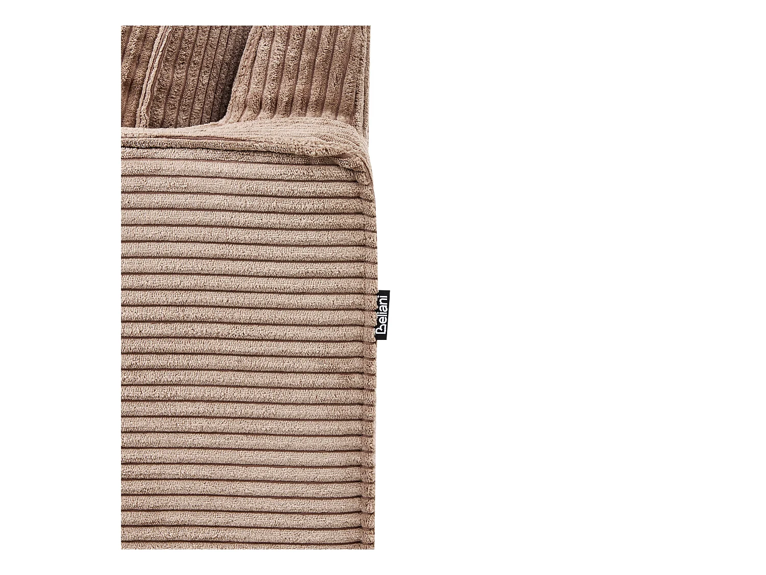 Fauteuil VIND Velours côtelé Beige