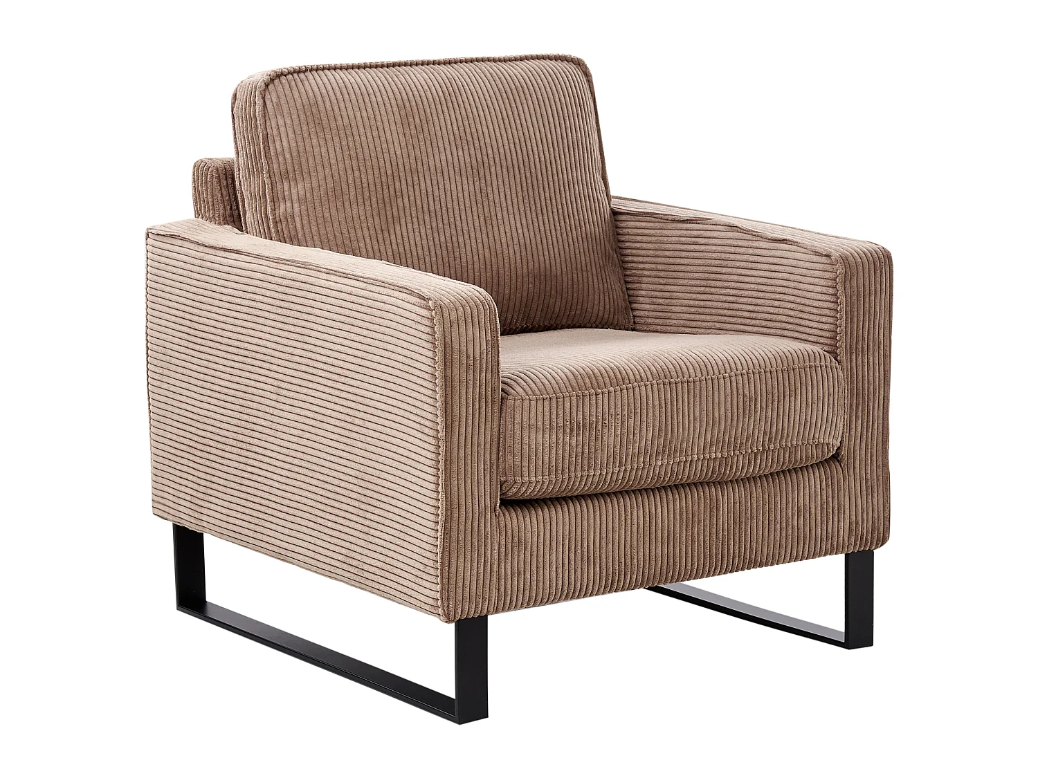 Poltrona VIND Velluto a coste Beige