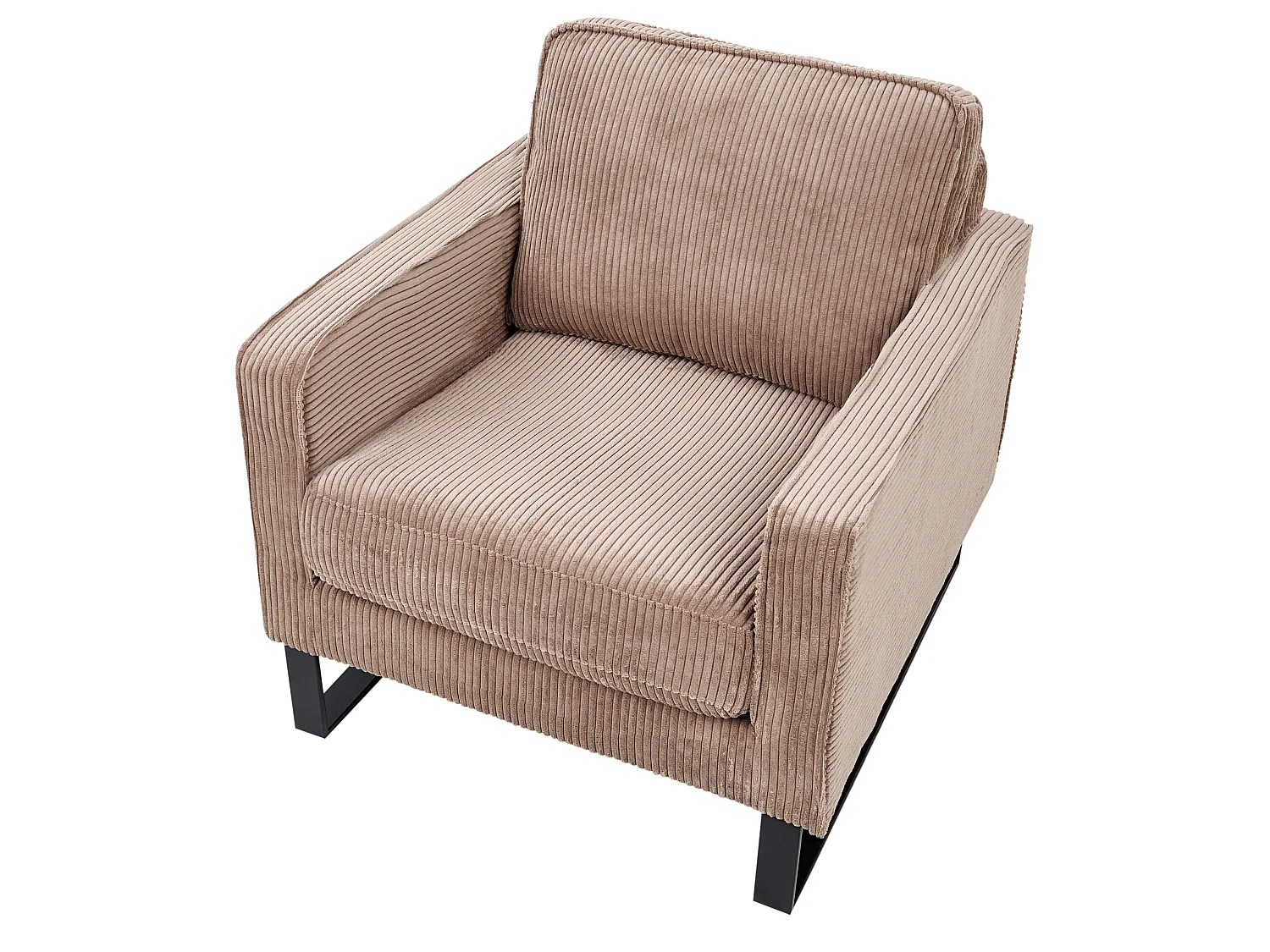 Poltrona VIND Velluto a coste Beige