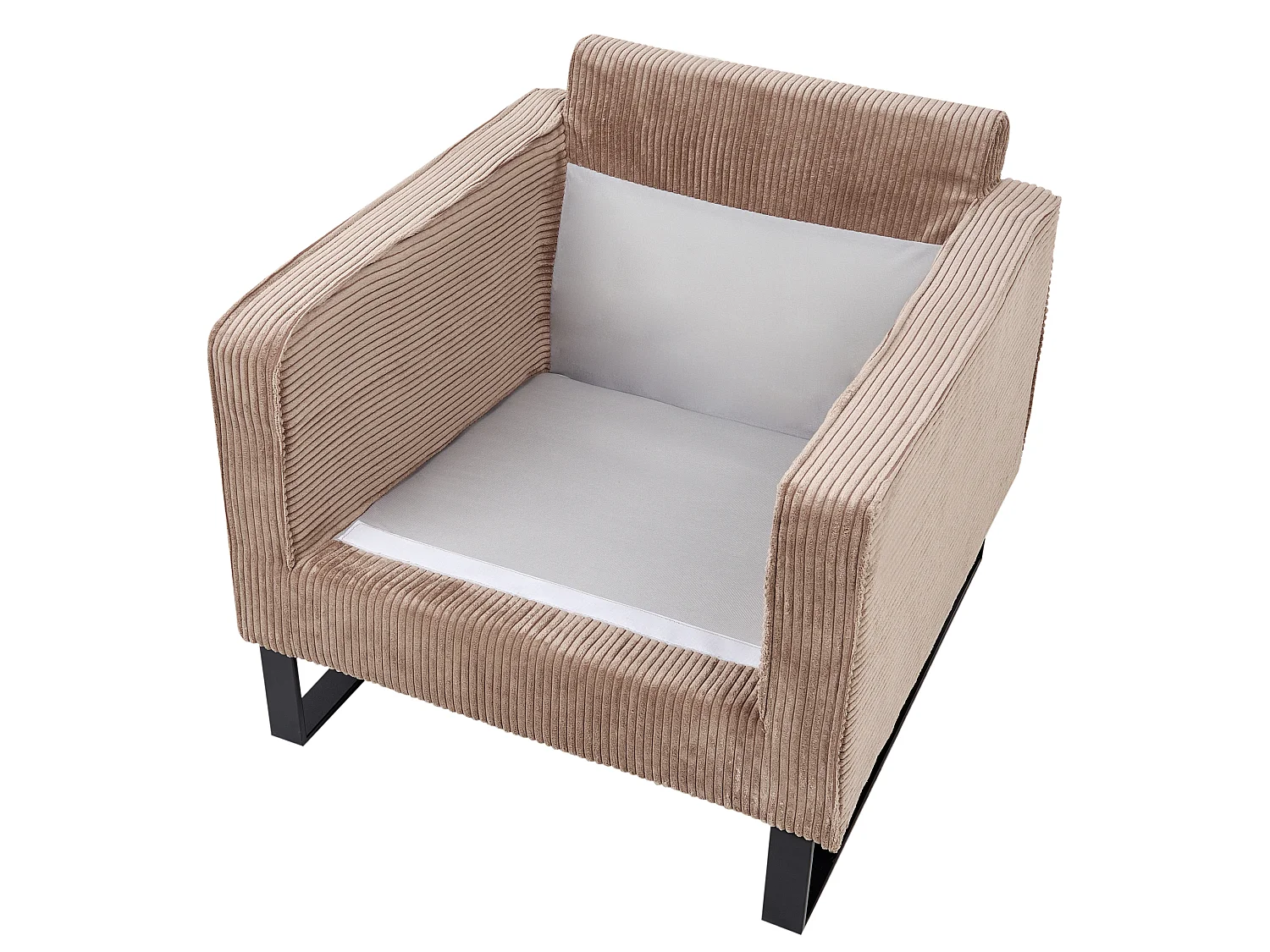 Poltrona VIND Velluto a coste Beige