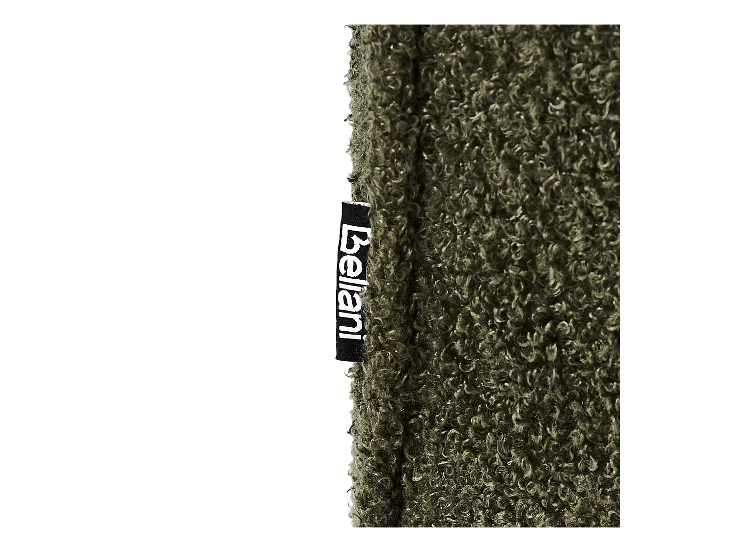 Fauteuil ELLEDE Bouclé Vert foncé