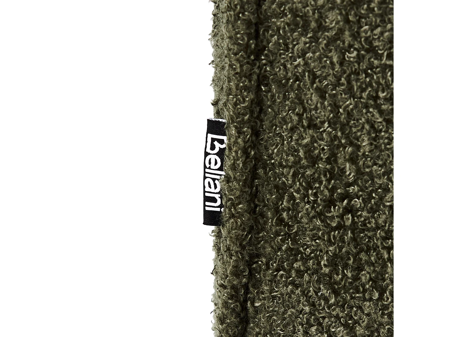 Fauteuil ELLEDE Bouclé Vert foncé