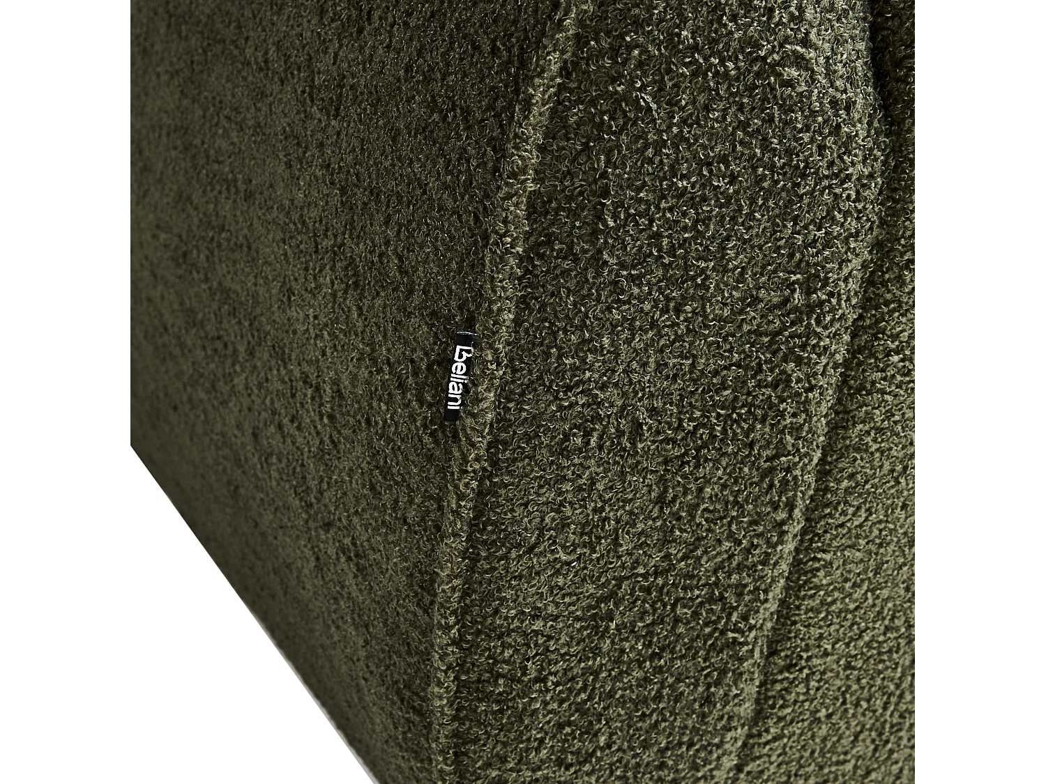 Fauteuil ELLEDE Bouclé Vert foncé