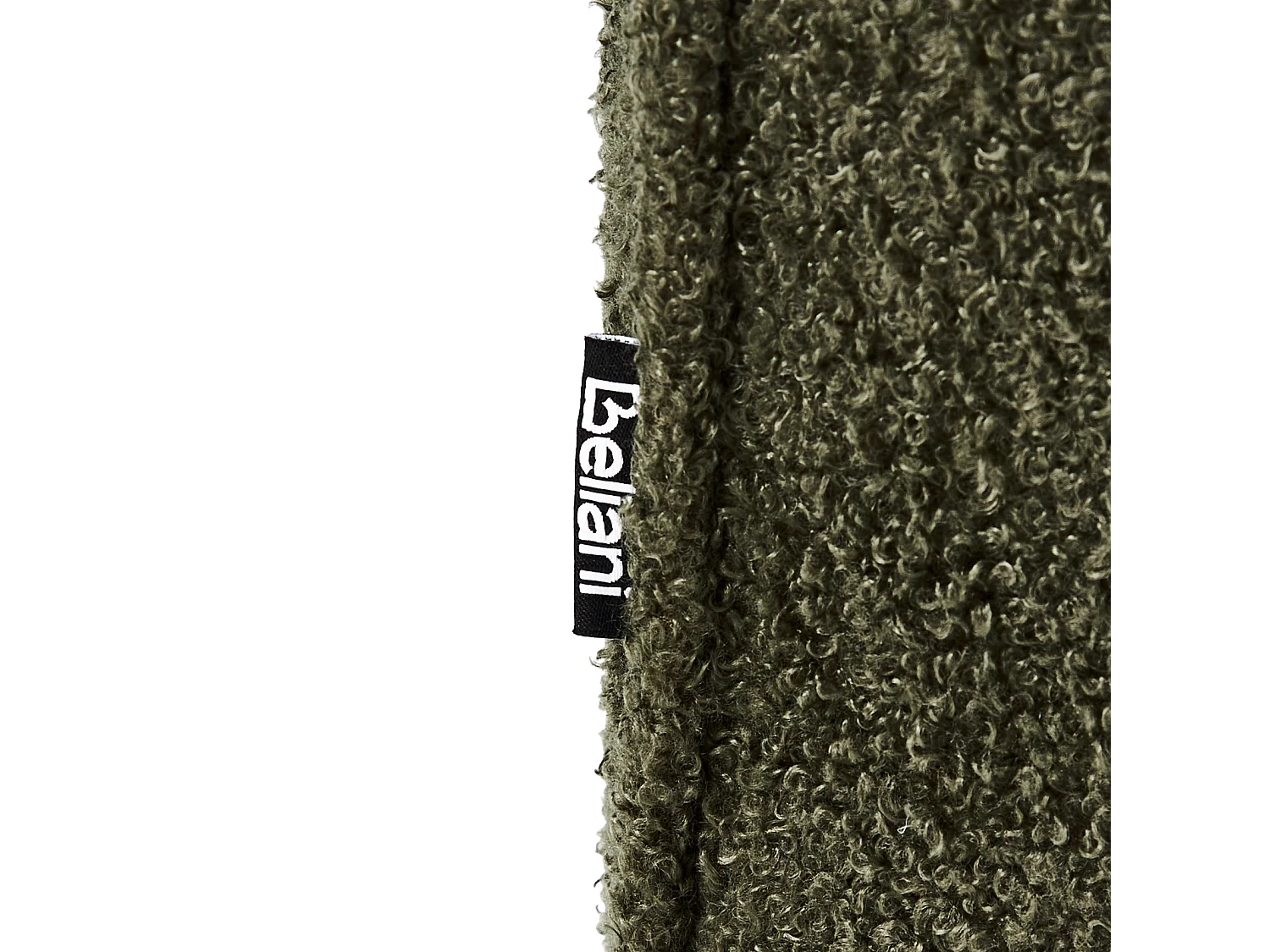 Fauteuil ELLEDE Bouclé Vert foncé