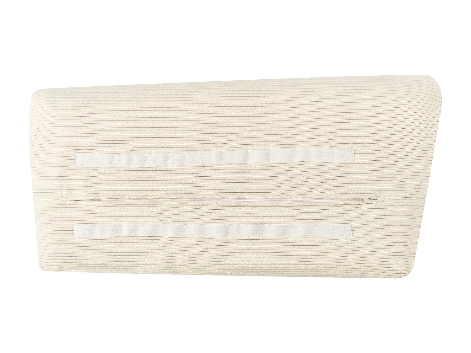 Divano angolare LUNNER Velluto a coste Beige chiaro 4 posti Lato Sinistro