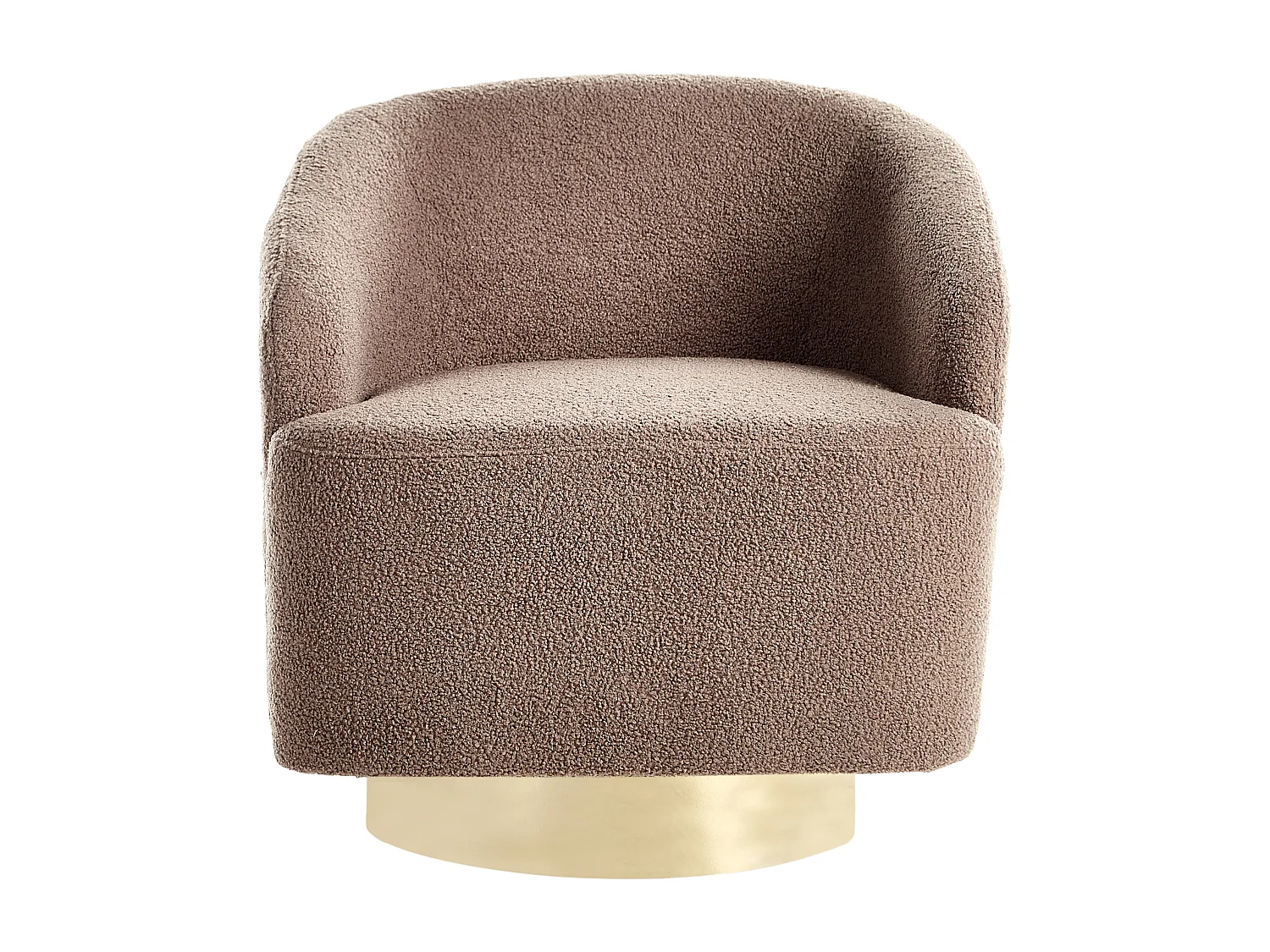 Poltrona LAVIK Tessuto Marrone