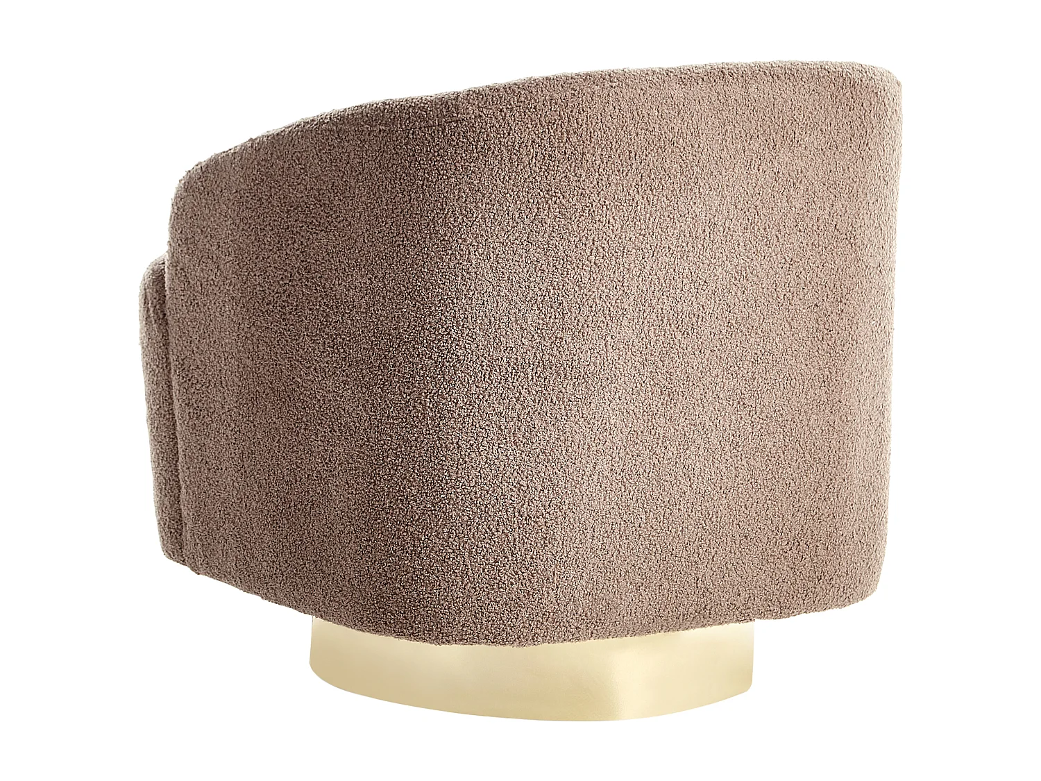 Poltrona LAVIK Tessuto Marrone