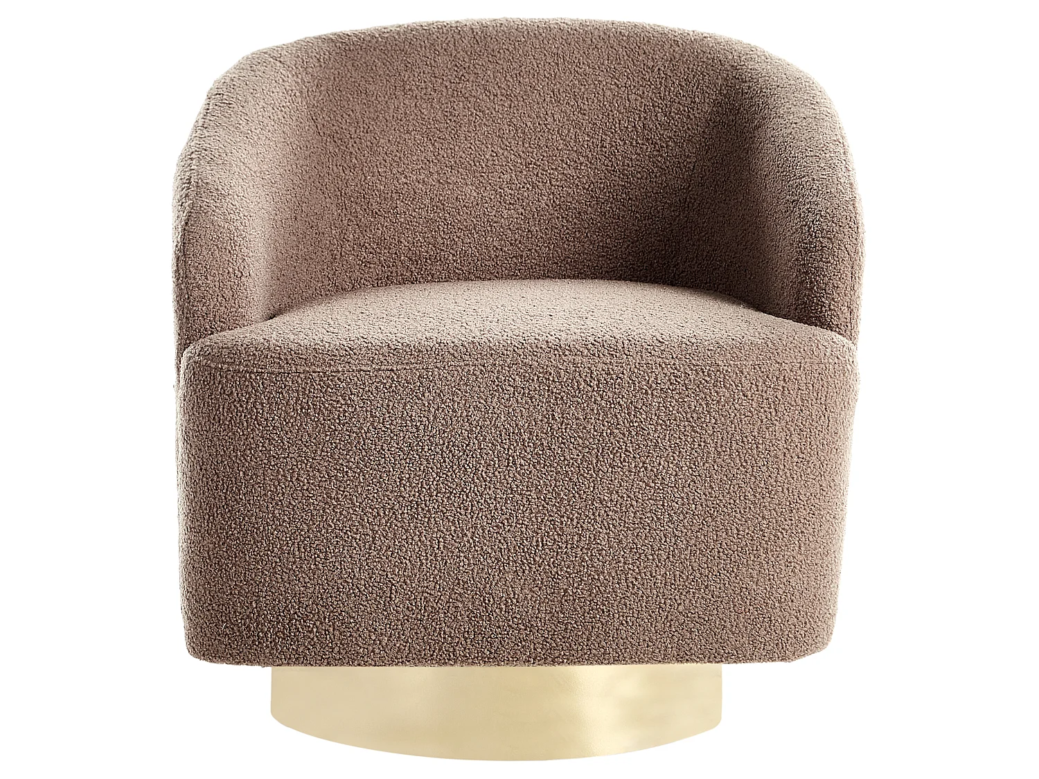 Fauteuil LAVIK Tissu Marron