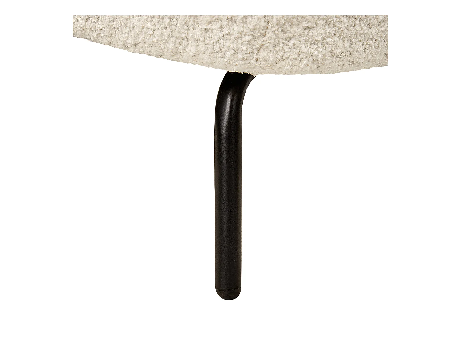 Fotel KUMLA Boucle Złamana biel