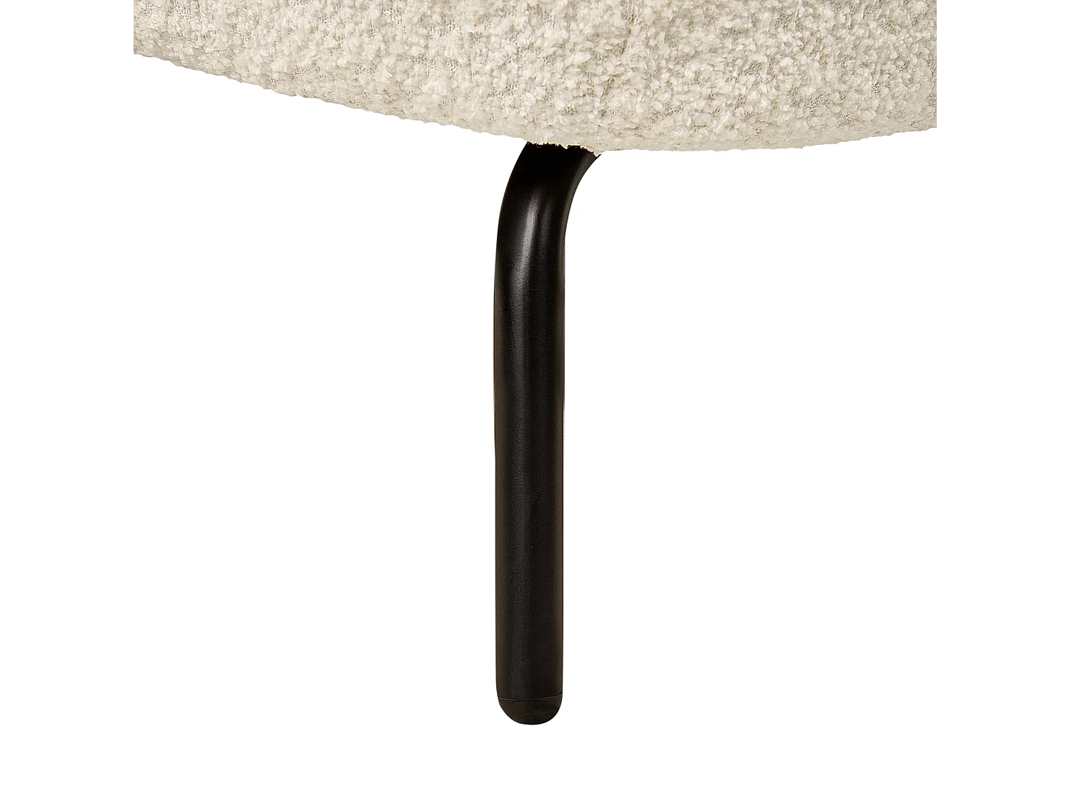 Sessel KUMLA Bouclé Cremeweiss