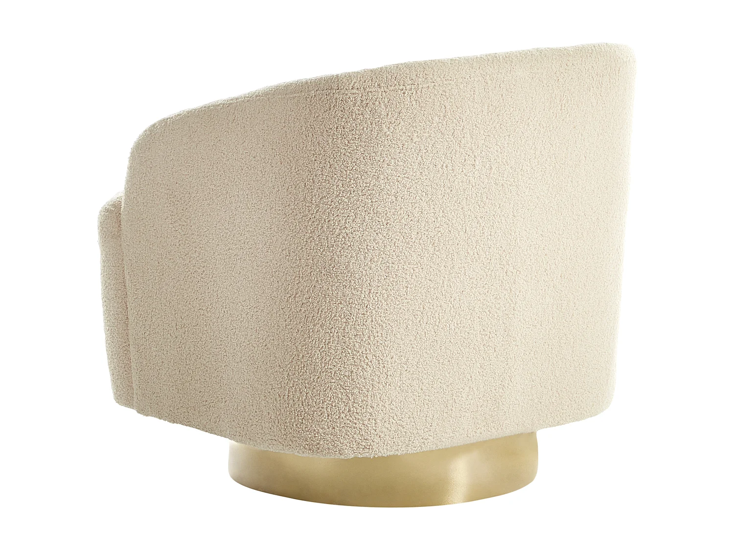 Fauteuil LAVIK Bouclé Beige