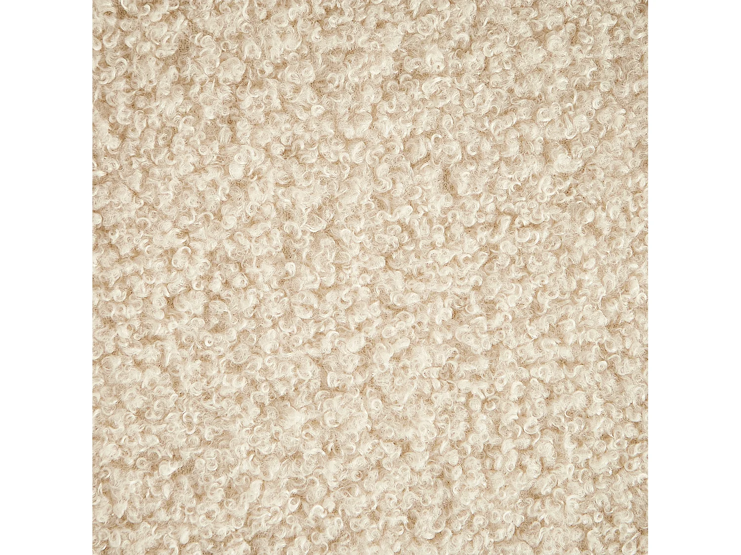 Fauteuil LAVIK Bouclé Beige