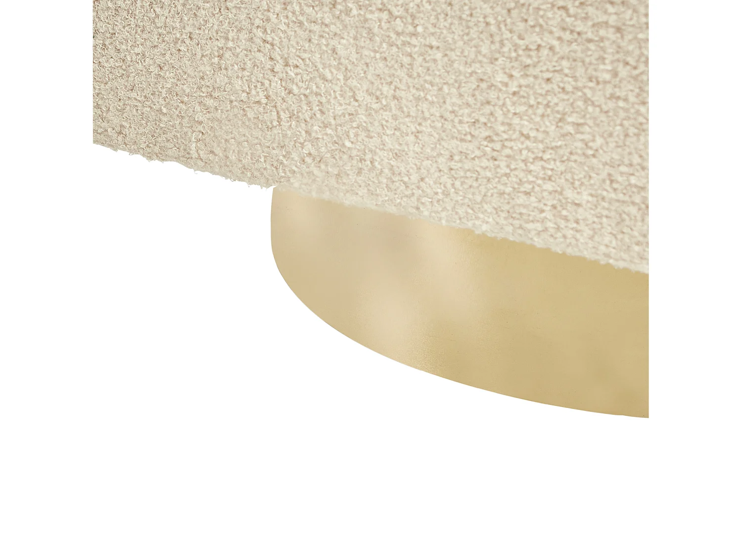 Fauteuil LAVIK Bouclé Beige