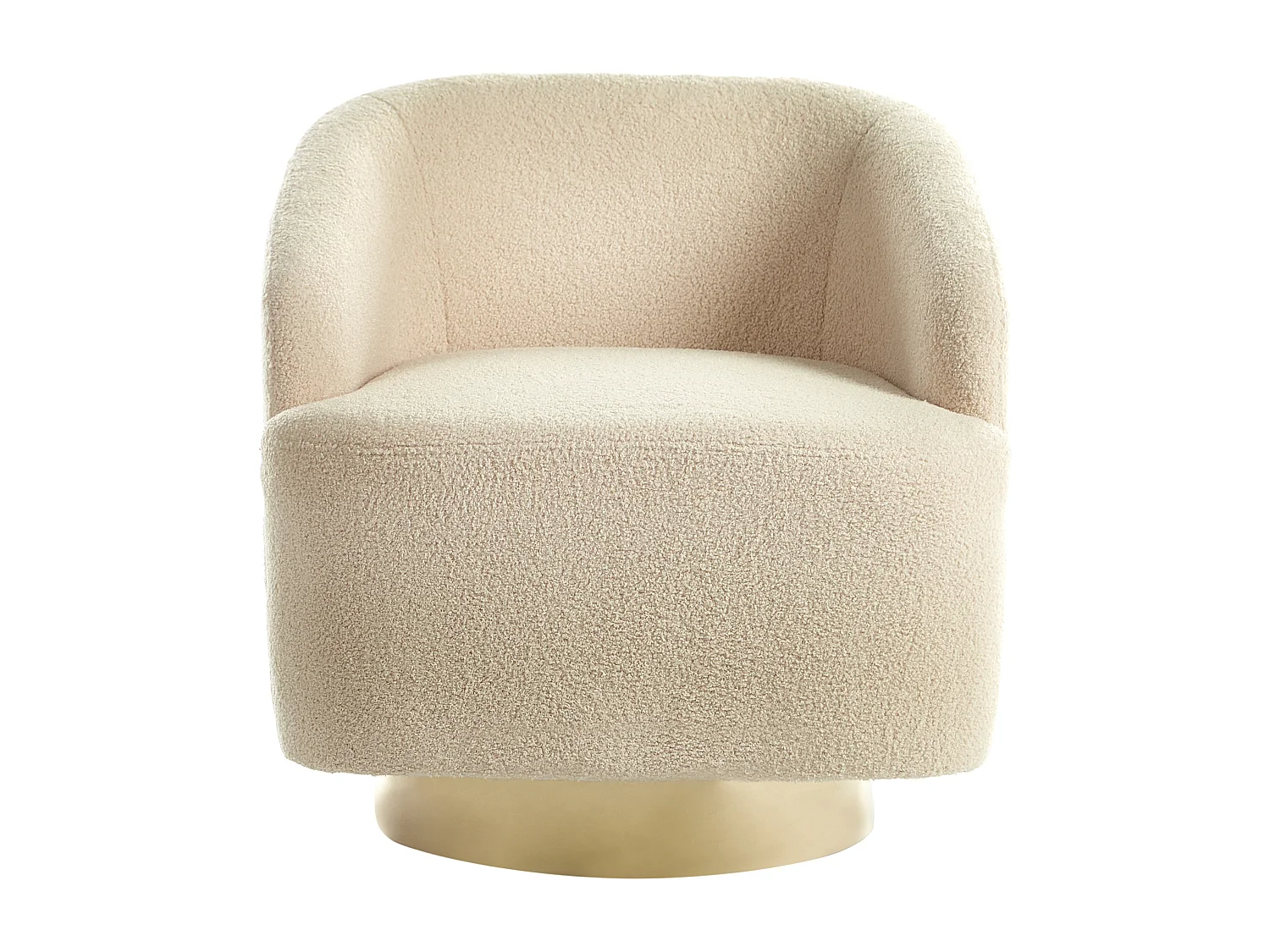 Fauteuil LAVIK Bouclé Beige