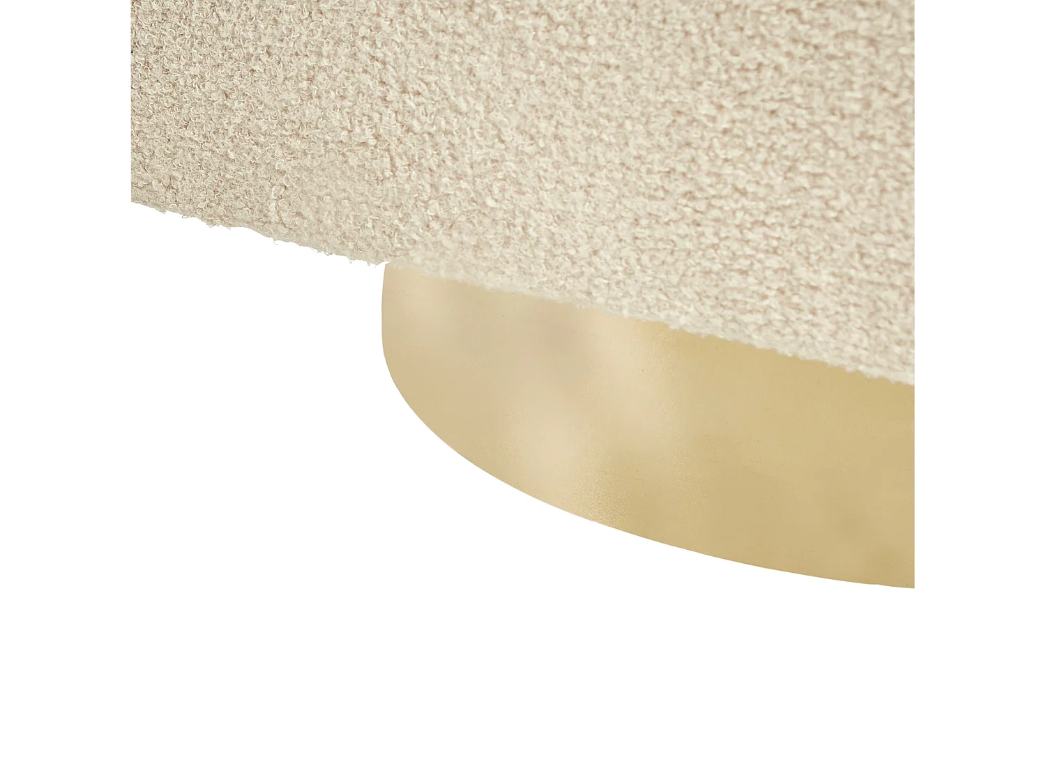 Fauteuil LAVIK Bouclé Beige