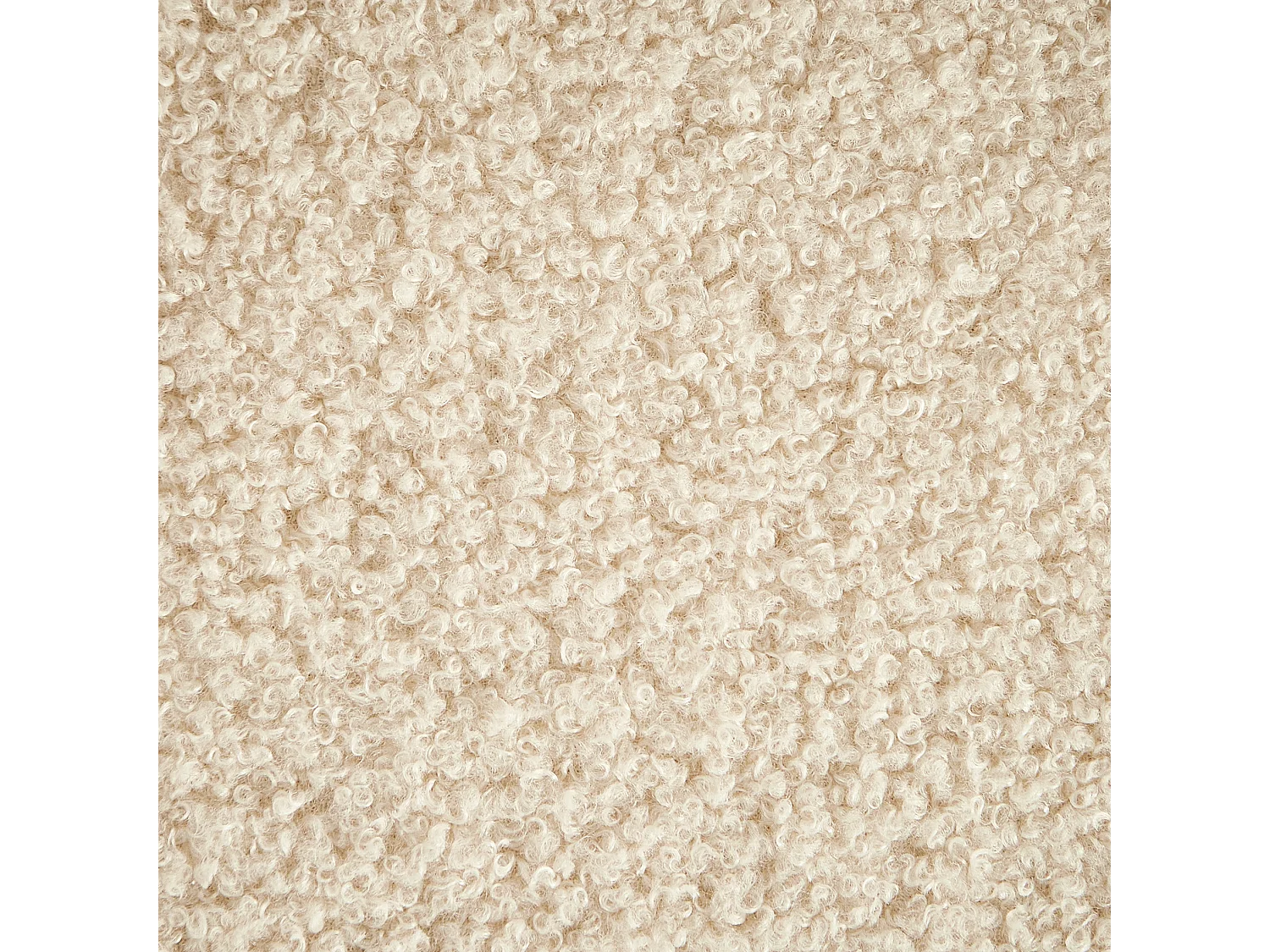 Fauteuil LAVIK Bouclé Beige