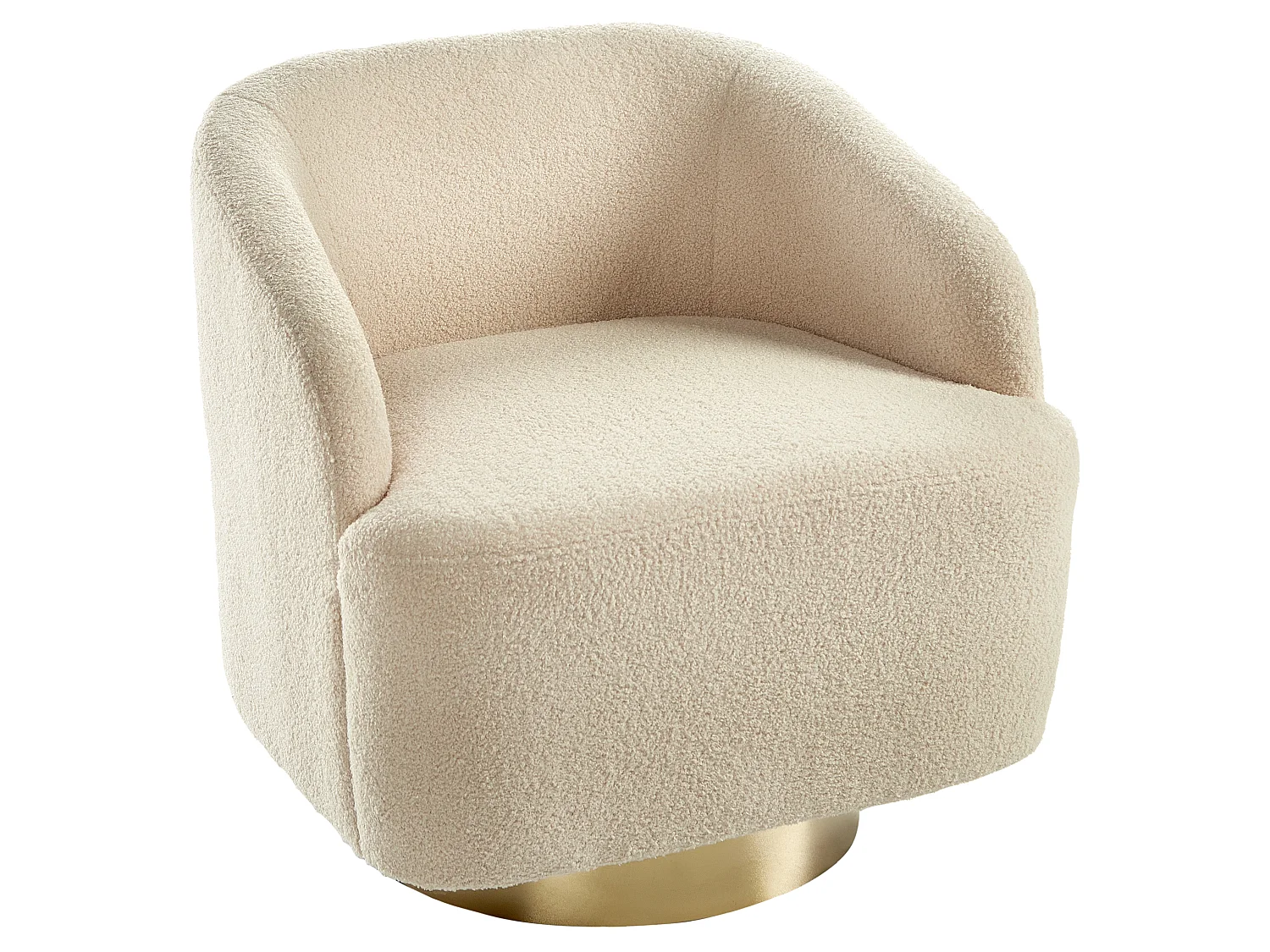 Armchair LAVIK Boucle Beige