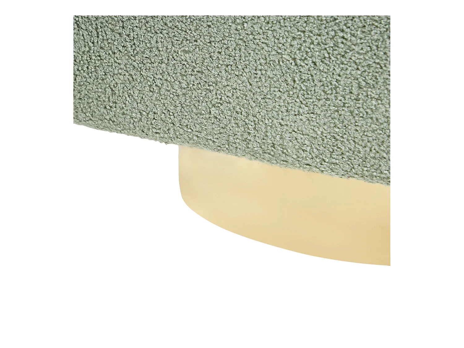 Fauteuil LAVIK Bouclé Vert clair