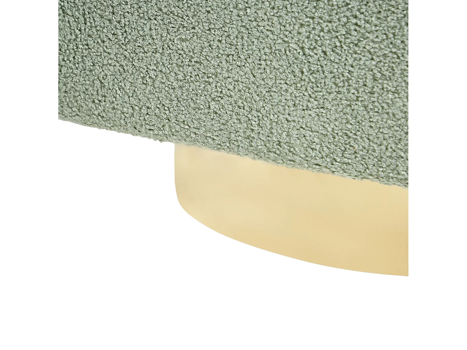 Fauteuil LAVIK Bouclé Lichtgroen