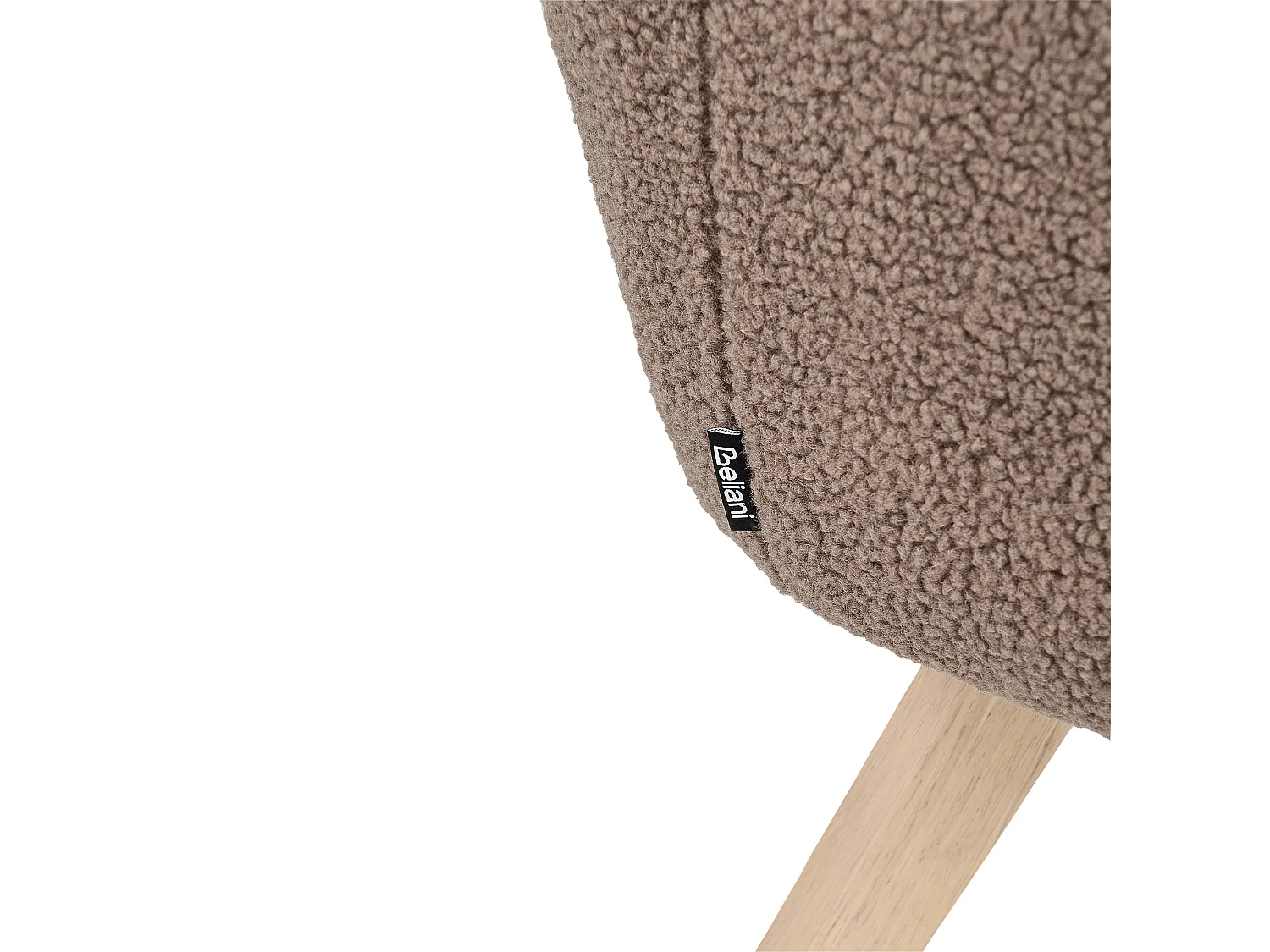 Fotel BJARN Boucle Brązowy