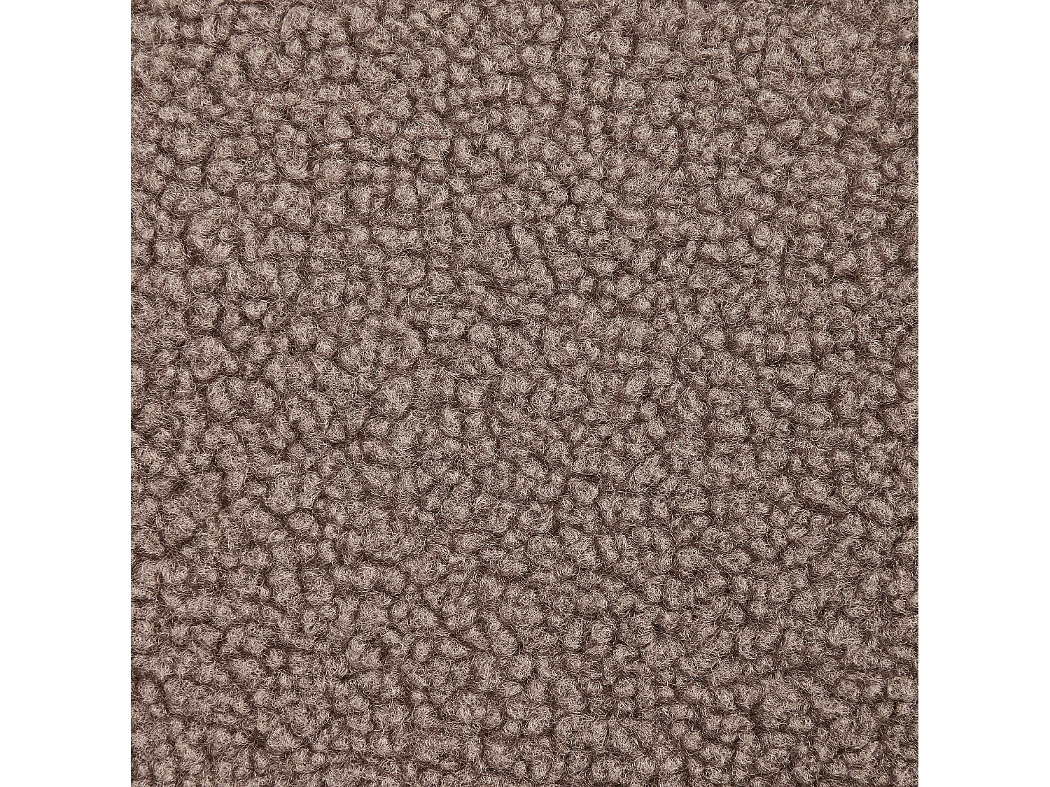 Fauteuil BJARN Bouclé Marron