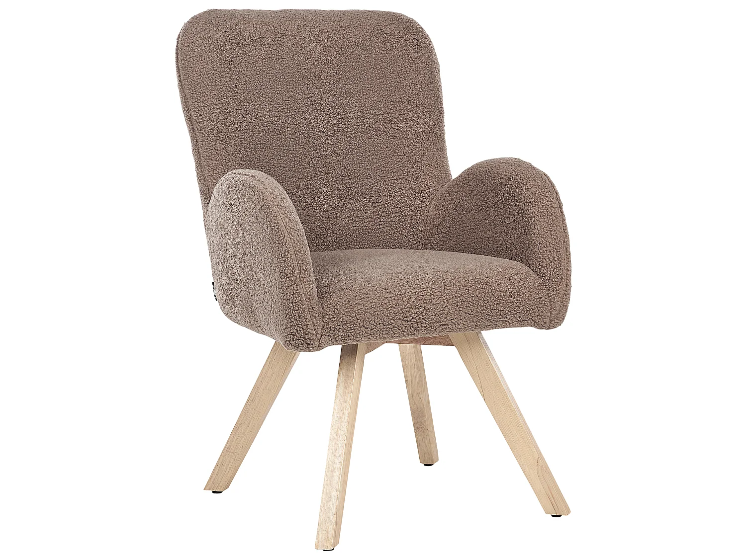 Fåtölj BJARN Bouclé Brun
