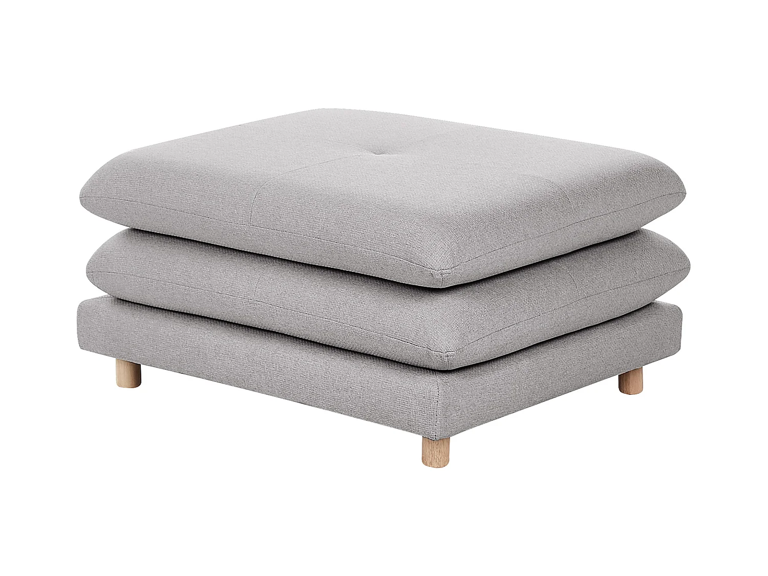 Ottoman HEDEN Tissu Gris
