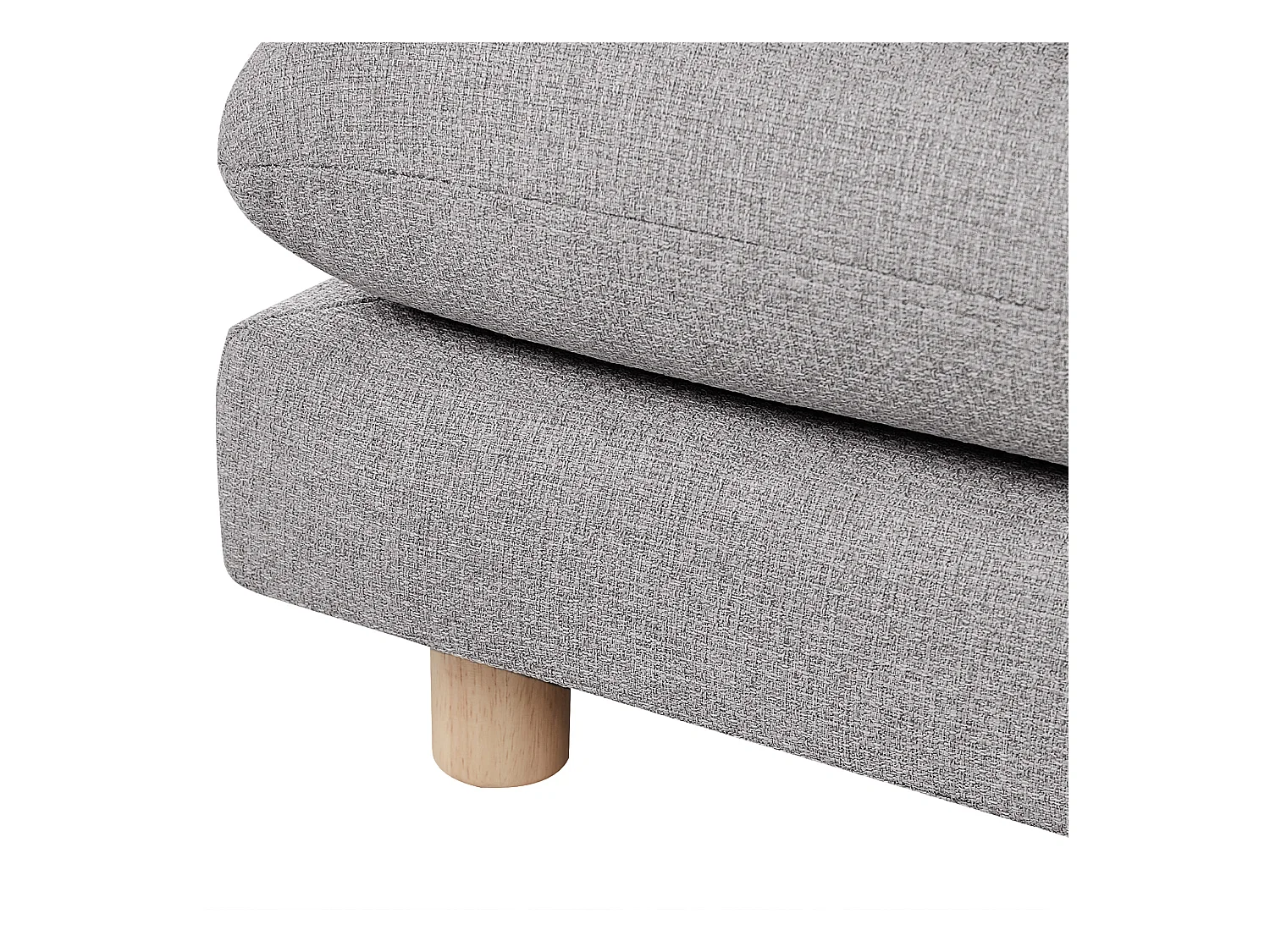 Ottoman HEDEN Tissu Gris