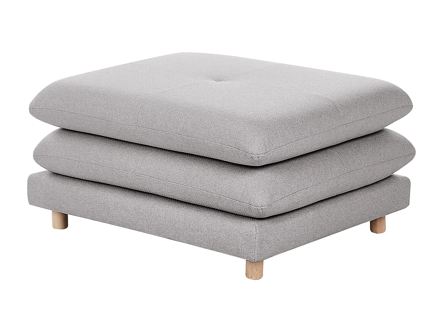 Ottoman HEDEN Tissu Gris