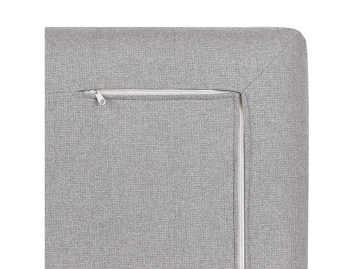 Ottomane HEDEN Stoff Grau