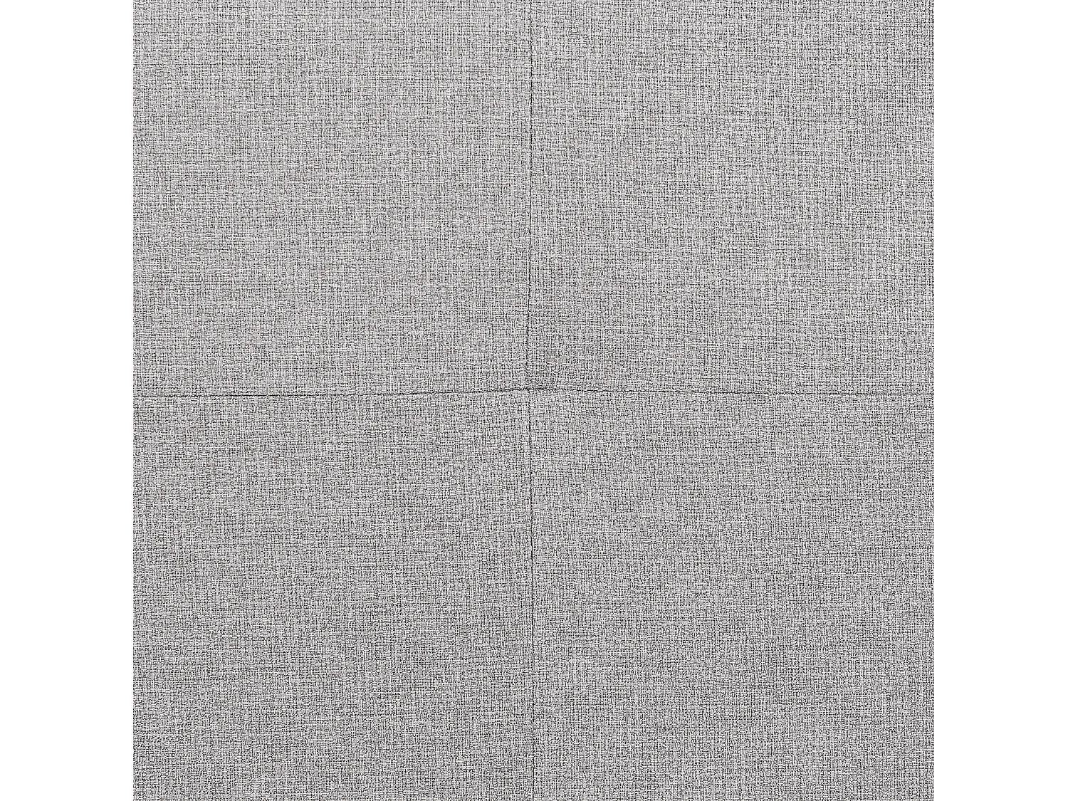 Ottomane HEDEN Stoff Grau