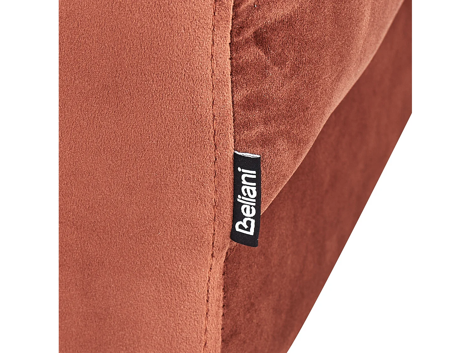 Ottomaan ALNES Fluweel Lichtrood