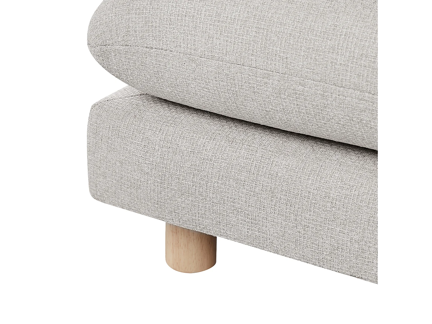 Ottomaan HEDEN Stof Beige