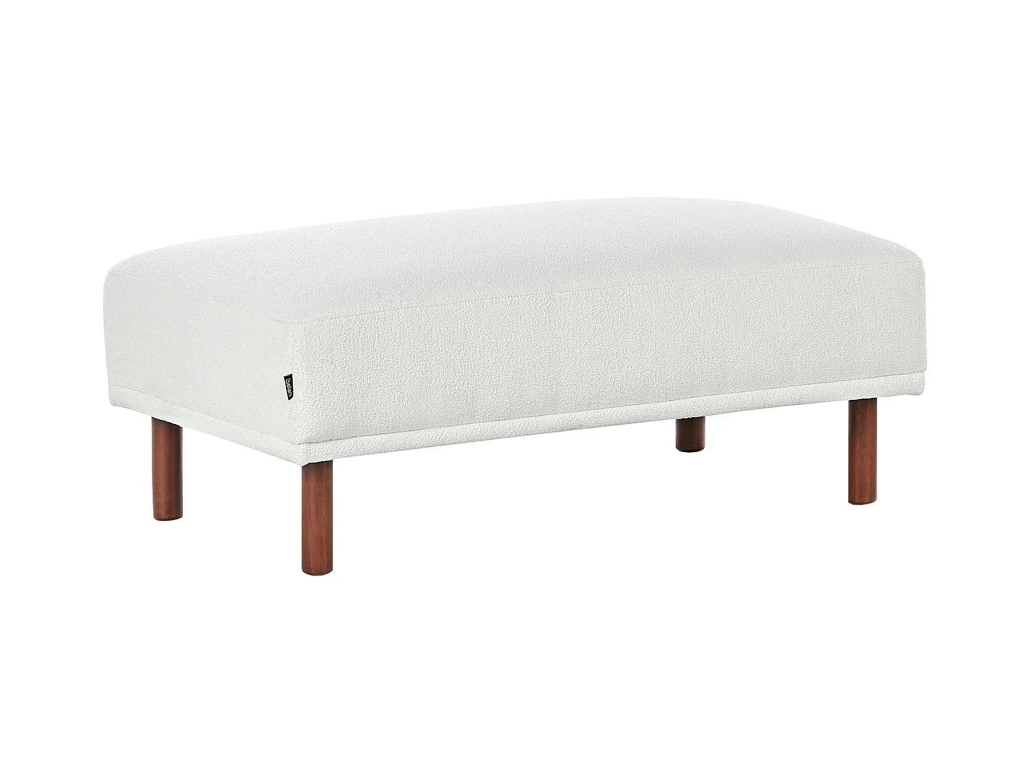 Otomana HOLT Boucle Biały