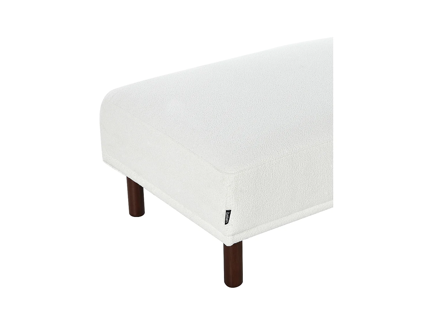 Otomana HOLT Boucle Biały