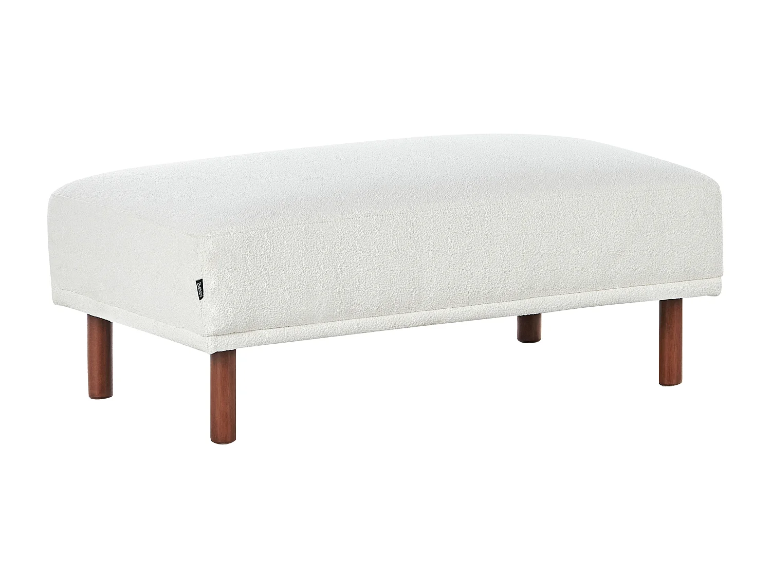 Otomana HOLT Bouclé Blanco