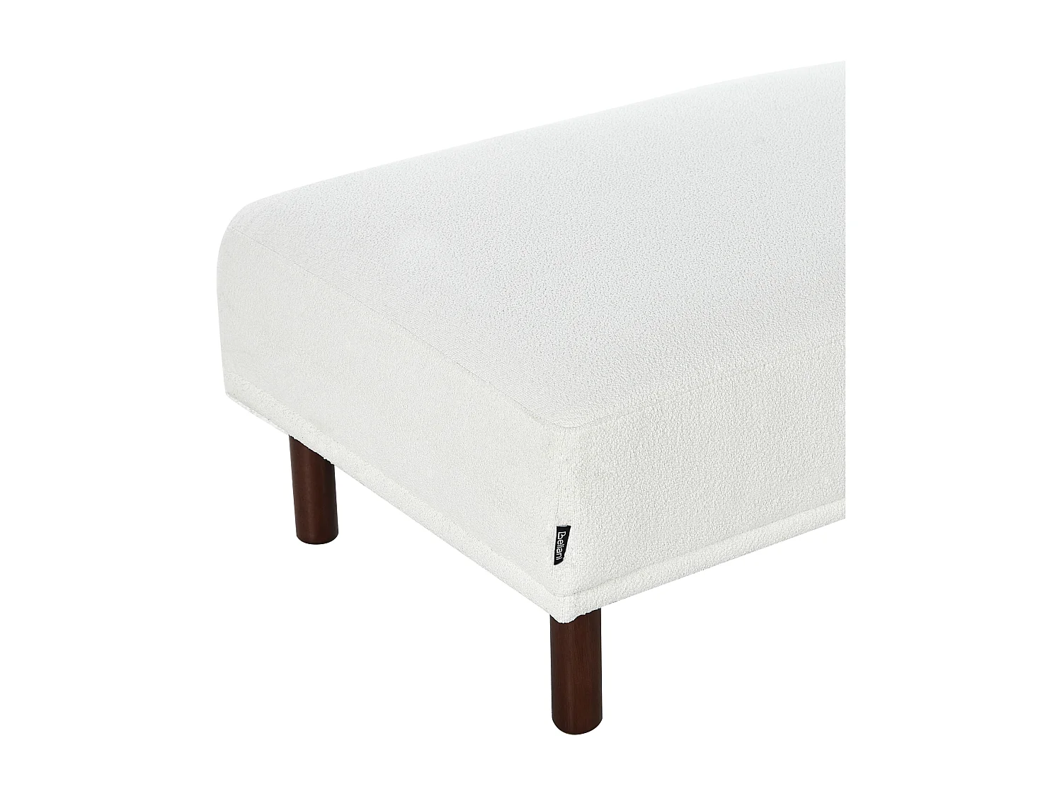 Otomana HOLT Bouclé Blanco