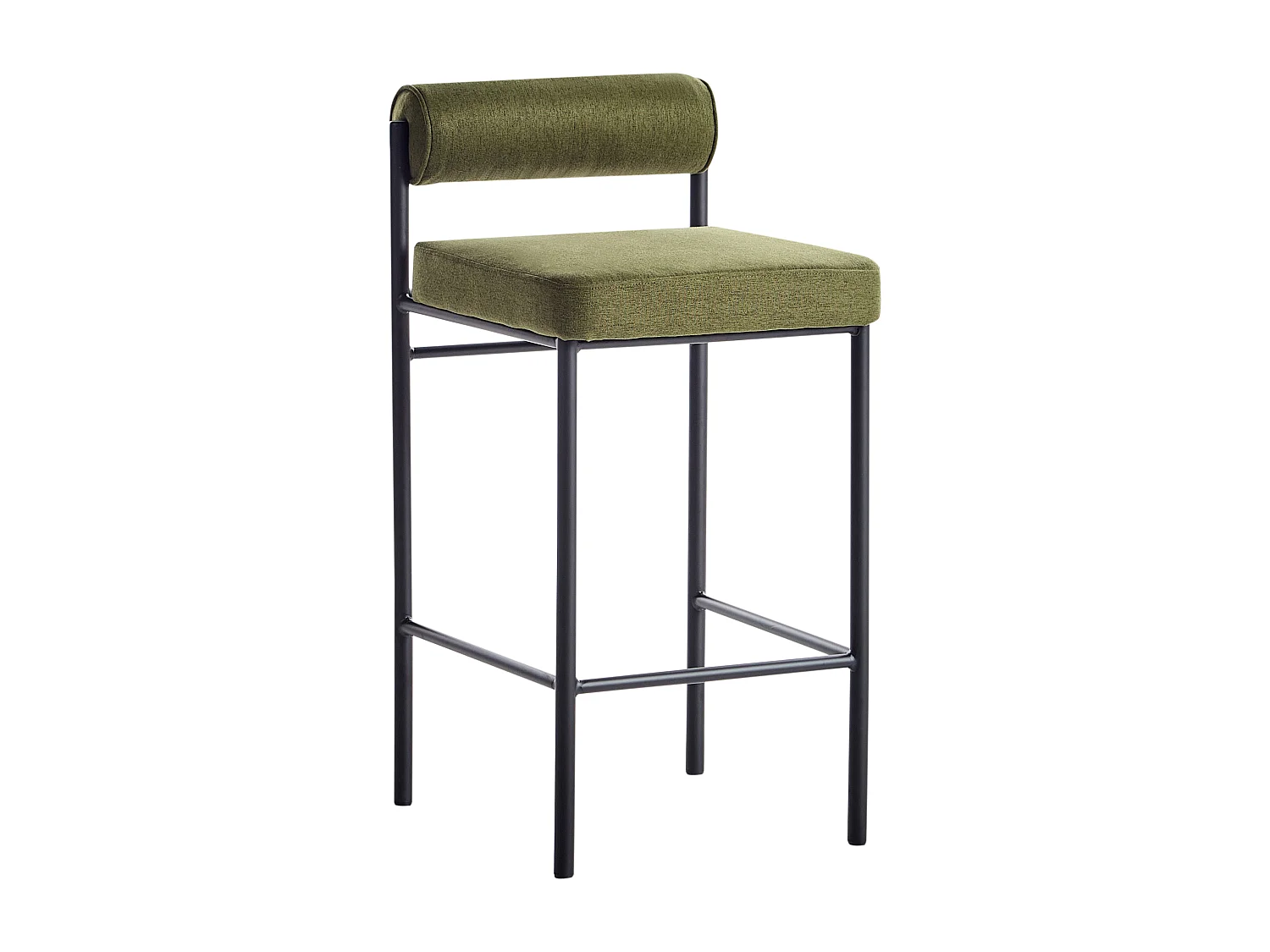 Set mit 2 Barstühlen AMAYA Grün