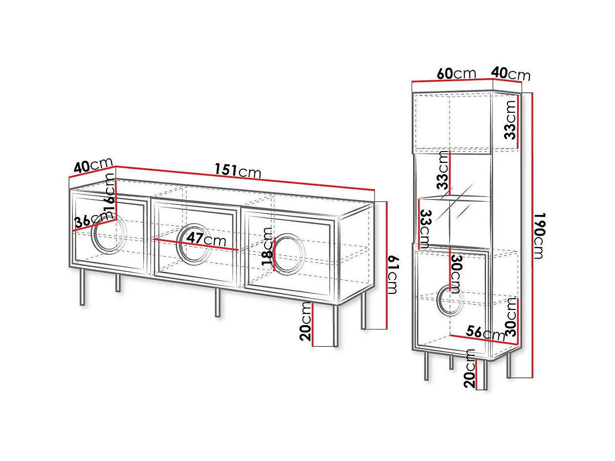 Ensemble de salon Domromi 105