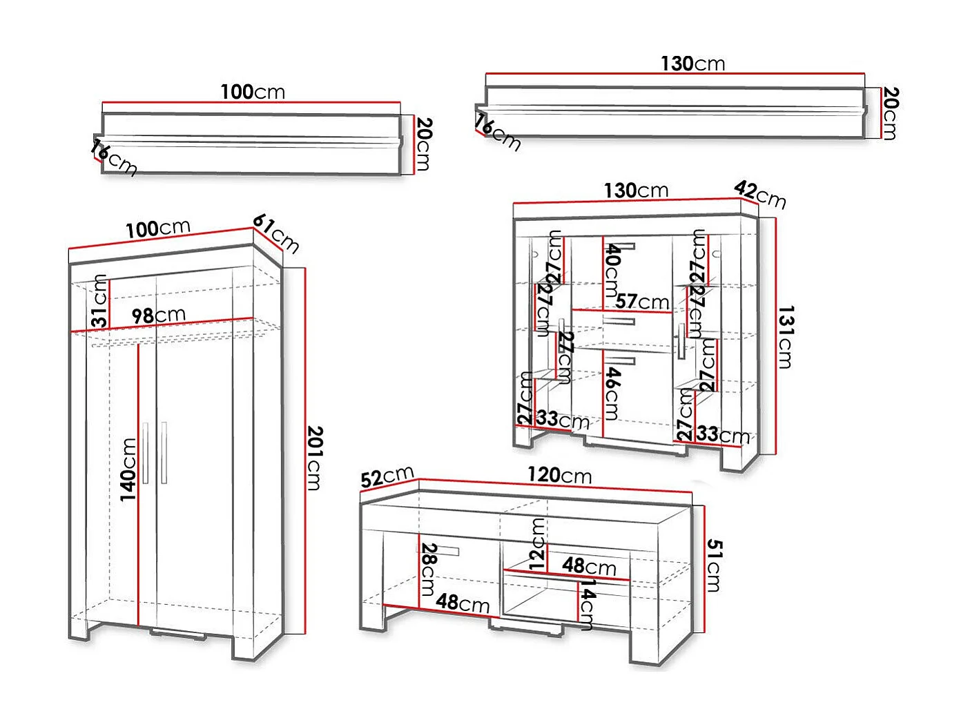 Conjunto de salón Melfeli 127