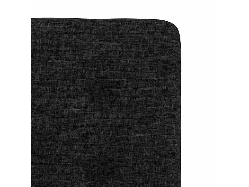 Esszimmerstühle 2 Stk. Schwarz Stoff