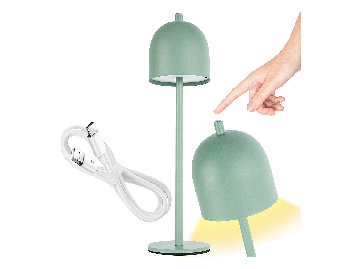 Bedside Lamp Toolight App1361-T Green