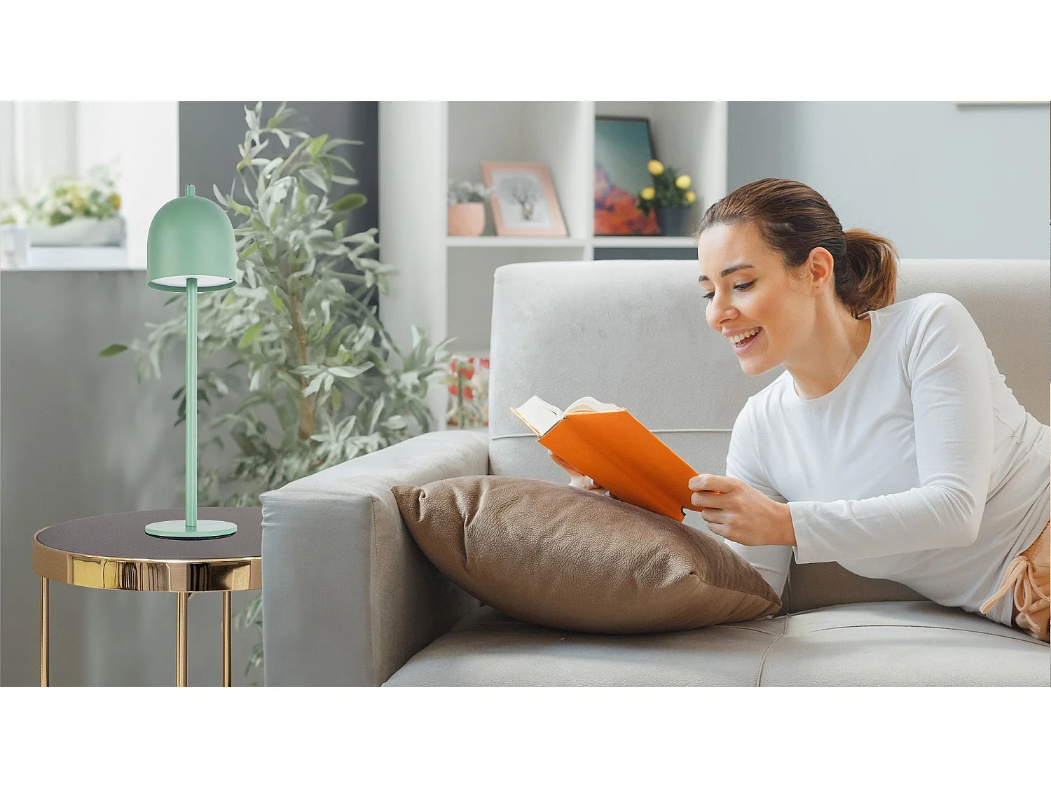 Lampada Da Comodino Toolight App1361-T Green