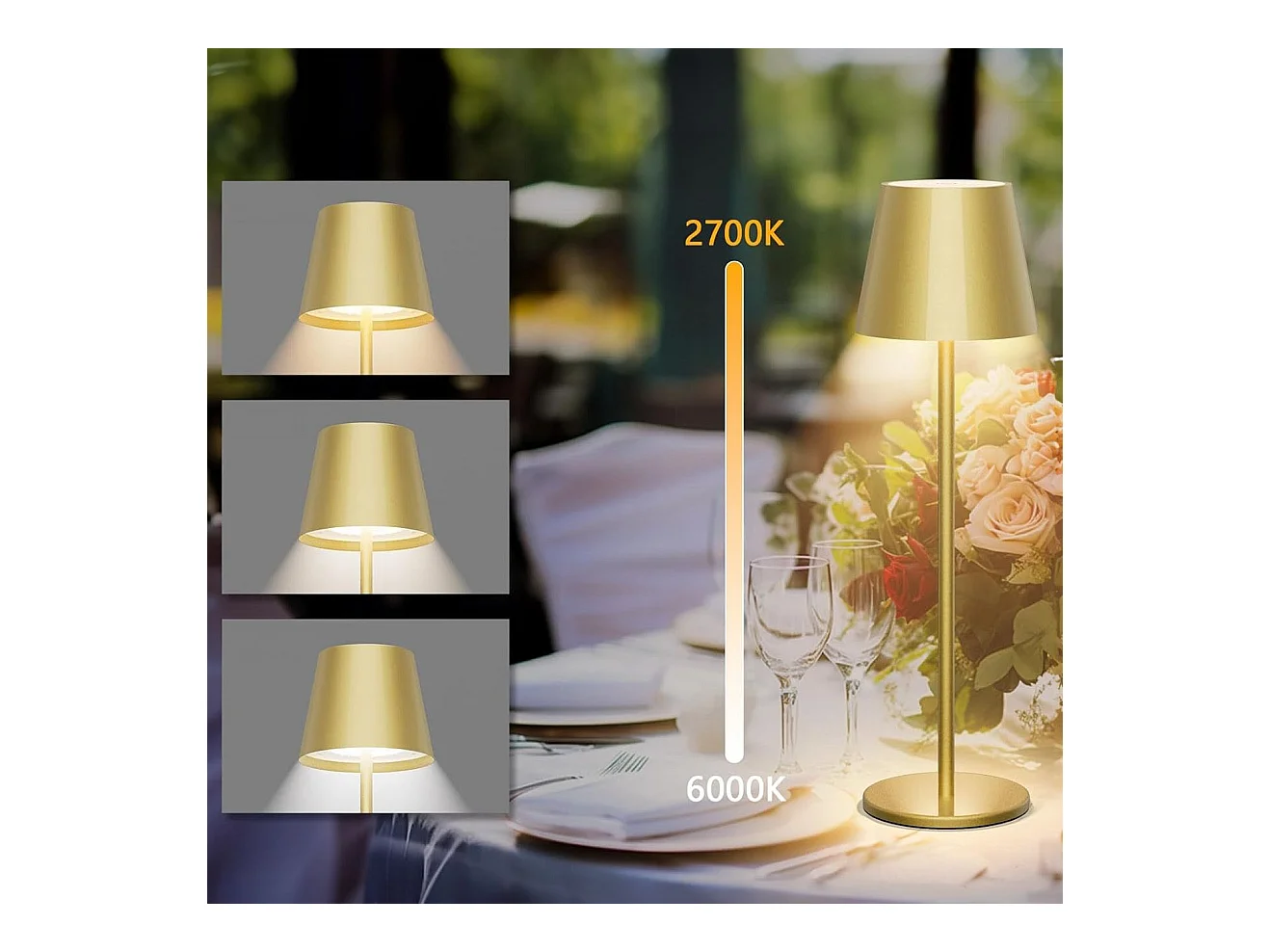 Nachtlicht Toolight App1364-T Gold