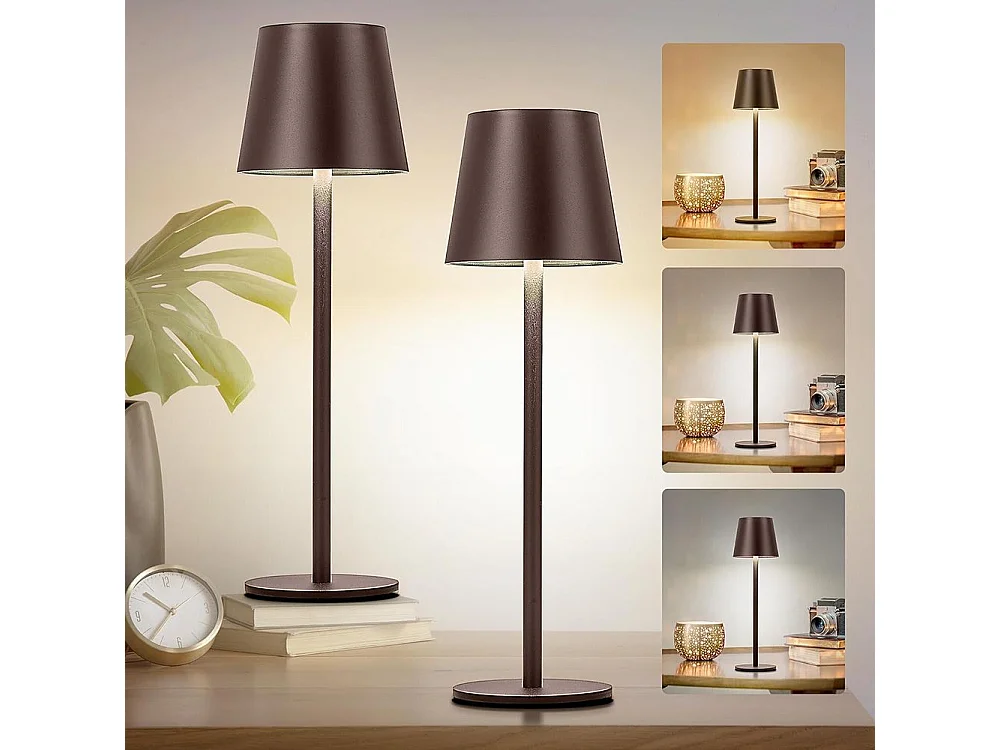 Lampe De Chevet Toolight App1366-T Brown