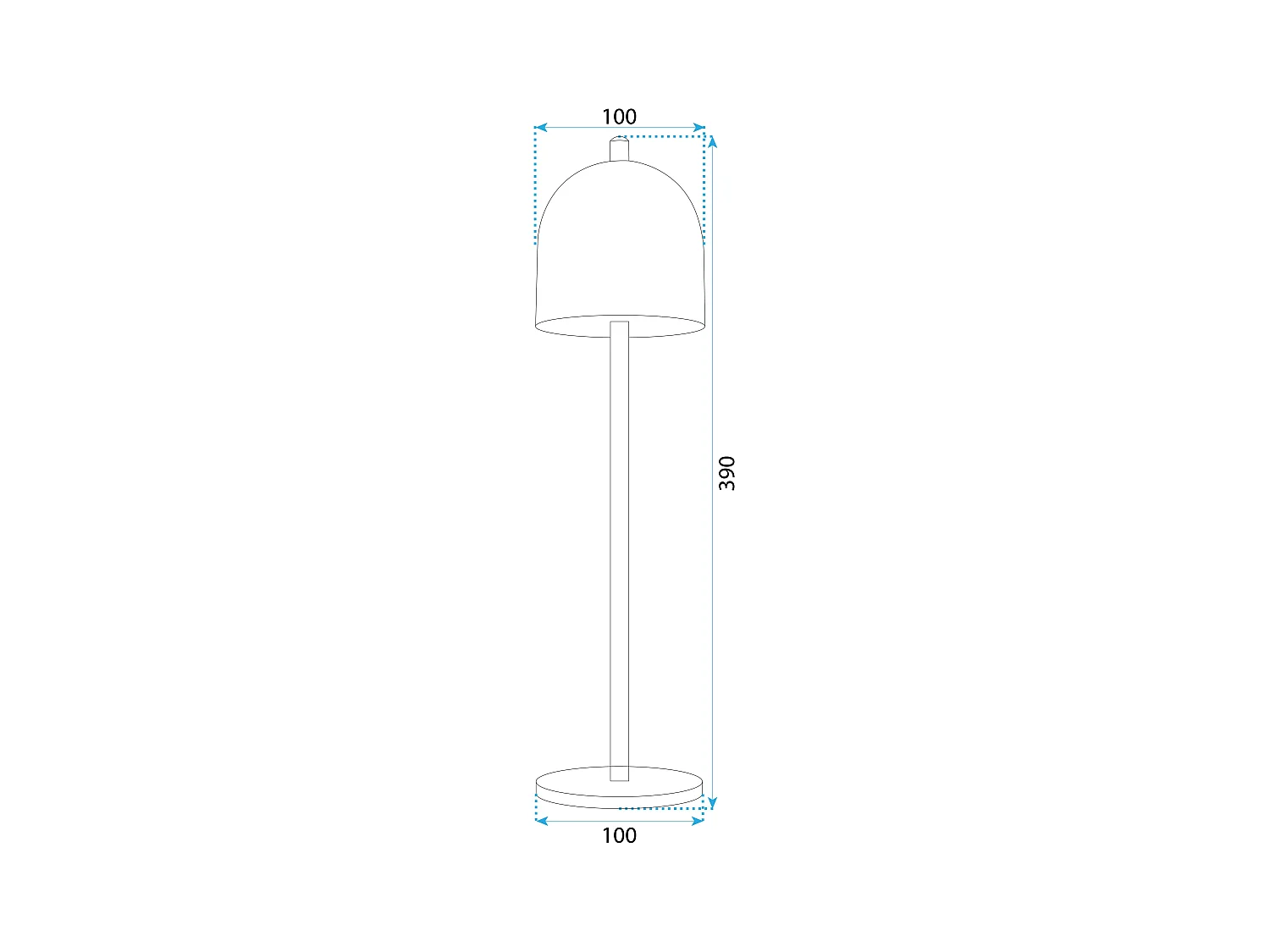 Lampe De Chevet Toolight App1362-T Grey
